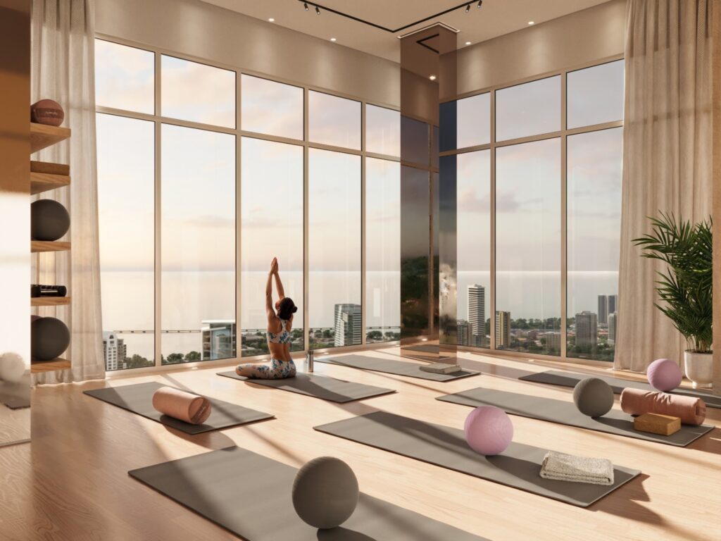 Image of yoga room at Costanera Aqua