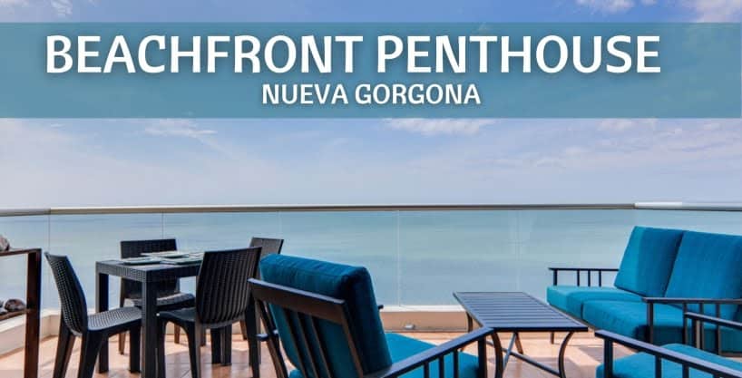 Beachfront Penthouse with Panoramic Views Up & Down the Coast