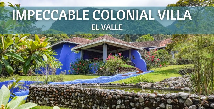 Impeccable Colonial Mountain Villa For Sale in El Valle Panama