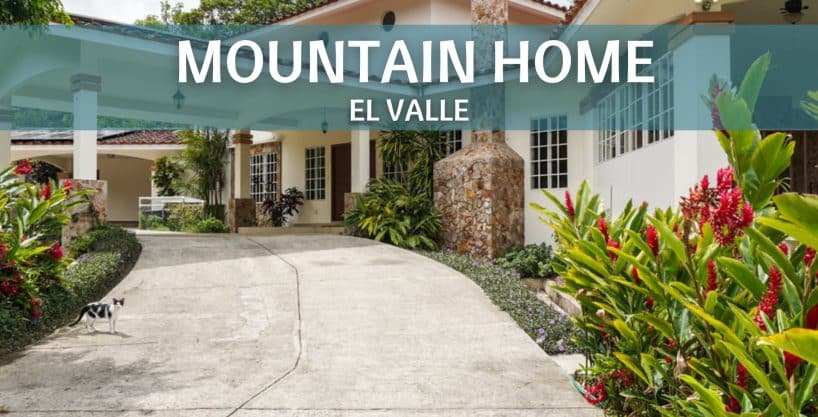 Bright And Spacious Mountain Home For Sale In El Valle Panama