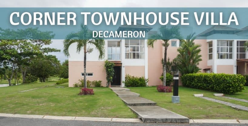 Corner Townhouse Villa For Sale In A Closed Community Of Decameron