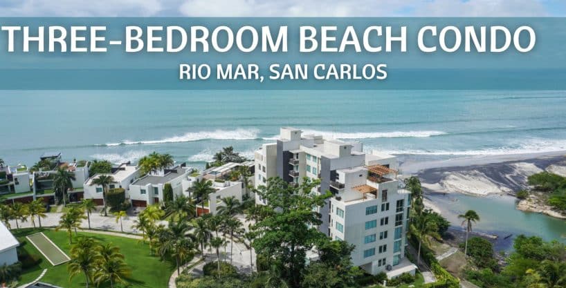 Vistas panorámicas al mar desde este condominio en venta en Rio Mar Panamá