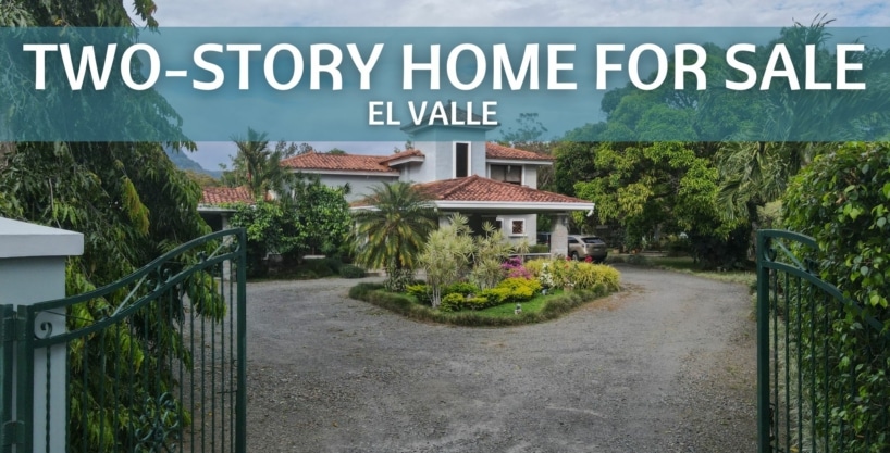 Two-Story Mountain Home For Sale In El Valle, Panama