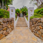 Image of the stair entrance to this villa in punta barco resort
