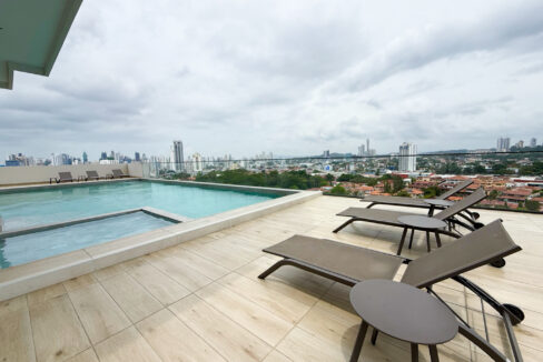 Image of swimming pool in Balcony