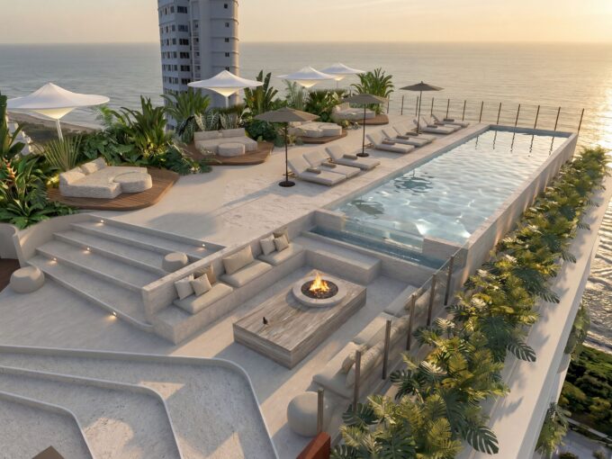 Selvatica rooftop terrace with pool